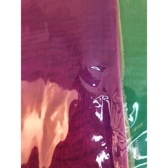 Runner 25" x 6 feet, Leiser Sheer Fabric Pack Teal Green & Purple Polyester Part - Picture 3 of 10